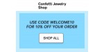 Confetti Jewelry Shop discount code
