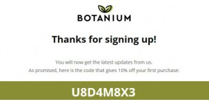 Botanium coupon code