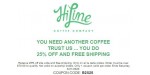 HiLine Coffee discount code