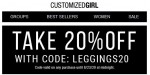 Customized Girl discount code