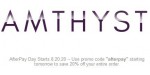 Amthyst discount code