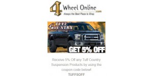 4 Wheel Online coupon code
