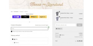 Texas Standard coupon code