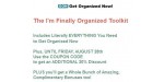 Get Organized Now discount code