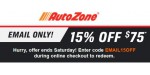 Auto Zone discount code