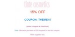 Tinte Cosmetics discount code