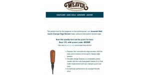 Weaver Leathercraft coupon code