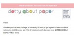 Dotty about Paper discount code