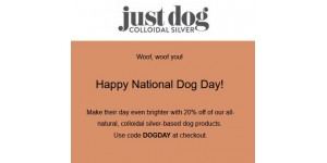 Just dog coupon code