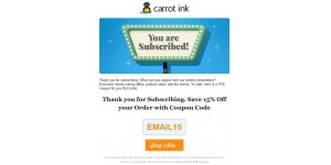 Carrot Ink coupon code