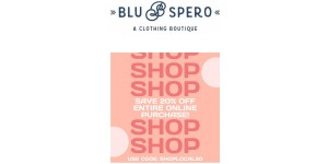 Blu Spero coupon code