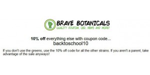 Brave Botanicals coupon code