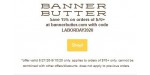 Banner Butter discount code