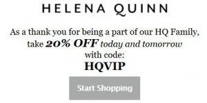 Helena Quinn coupon code