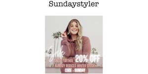 Sundaystyler coupon code