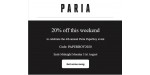 Paria discount code