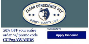 Clear Conscience Pet coupon code