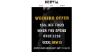 Hervia discount code
