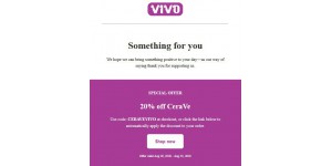 Vivo Cosmetics Lebanon coupon code