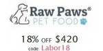 Raw Paws discount code