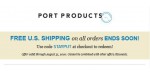 Port Products discount code