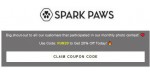Spark Paws discount code