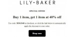 Lily Baker discount code