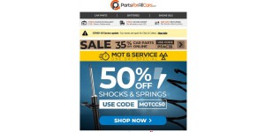 Parts For All Cars coupon code