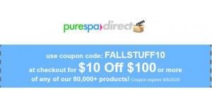 Pure Spa Direct coupon code