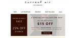 Current Air discount code