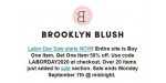 Brooklyn Blush discount code