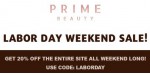 Prime Beauty Cosmetics discount code