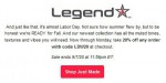 Legend coupon code