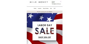 Milk Money coupon code