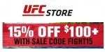 UFC Store discount code
