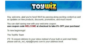 Toywiz coupon code