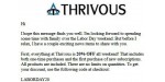 Thrivous discount code