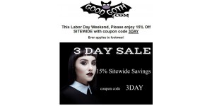 Good Goth coupon code