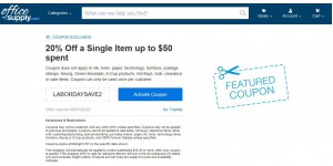 Office Supply coupon code
