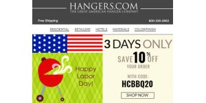 Hangers coupon code