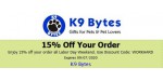 K9 Bytes discount code