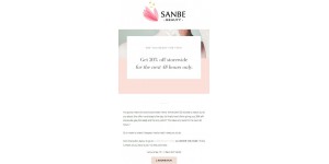 Sanbe Beauty coupon code