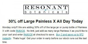 Resonant Botanicals coupon code