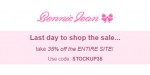 Bonnie Jean coupon code