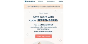 Bed In A Box coupon code