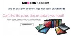 Modern Rugs discount code