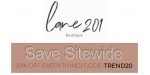 Lane 201 Boutique discount code