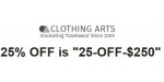 Clothing Arts discount code
