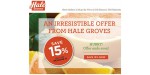 Hale Groves discount code