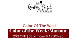 The Baby Bird Boutique coupon code